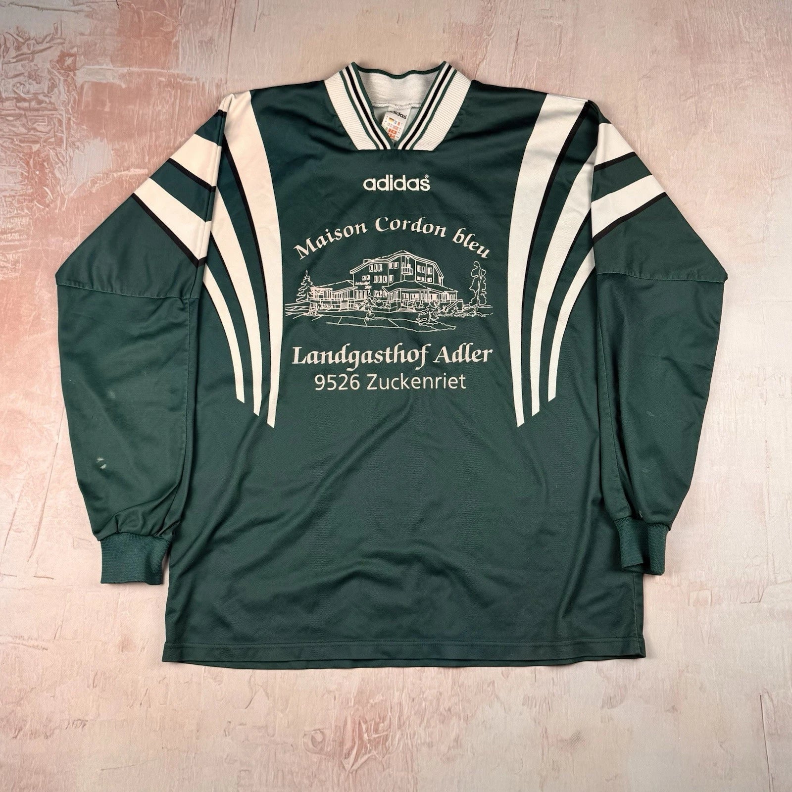 Size S Vintage Adidas Template 90s Soccer Football Jersey Long Sleeve T Shirt