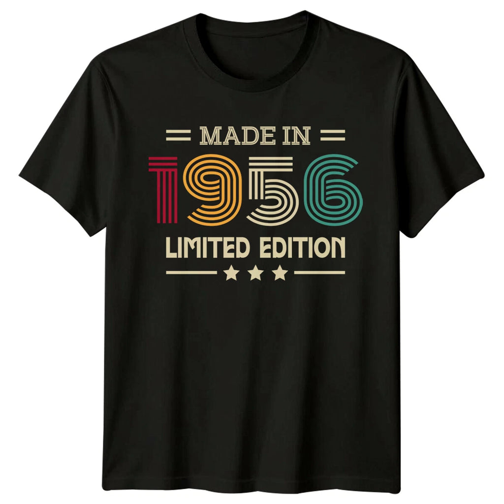 Made In 1956 Mens T Shirt 70th Birthday Gift Vintage seventy Years