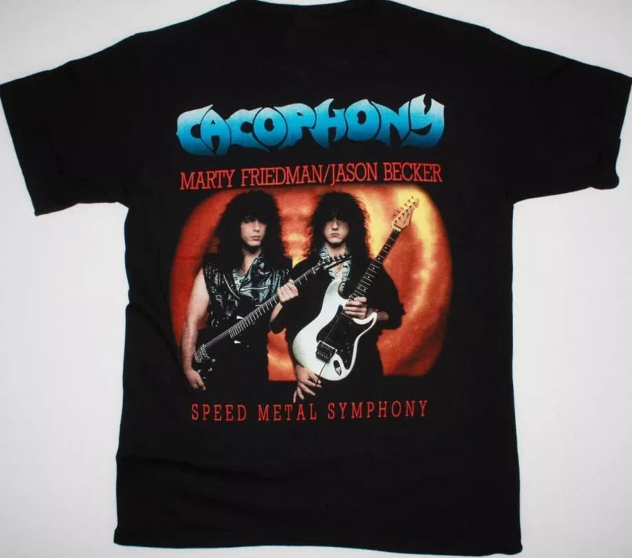Vintage Cacophony Jason Becker Men T-shirt Black Unisex All sizes