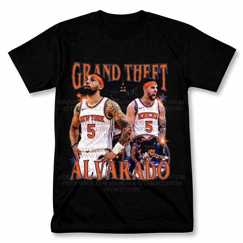 Jose Alvarado New York Graphic T Shirt Vintage Style Fan Tee