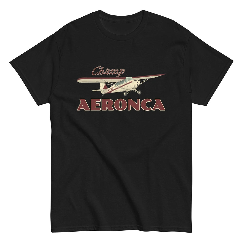 Flyboy Toys Aeronca Champ Custom Airplane T-Shirt – Personalized with N Number