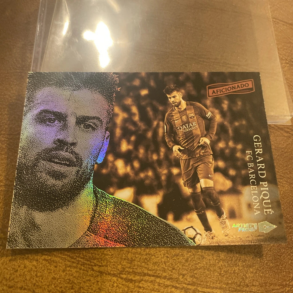 2017 Panini Aficionado Gerard Pique Artist Proof SP