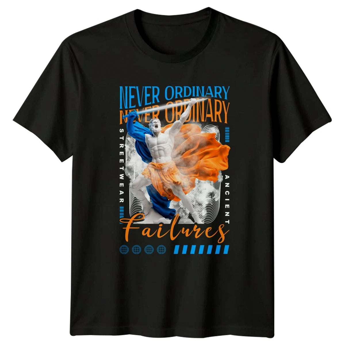 Never Ordinary Ancient Failures T-Shirt Greek Mythology Streetwear Gift Him Her