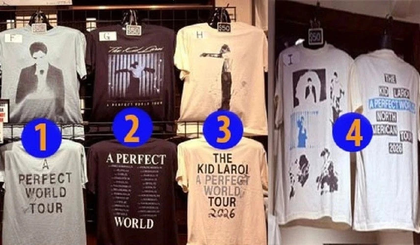 Hot!! The Kid Laroi A Perfect World Tour Merch 2026 T-shirt Reprint
