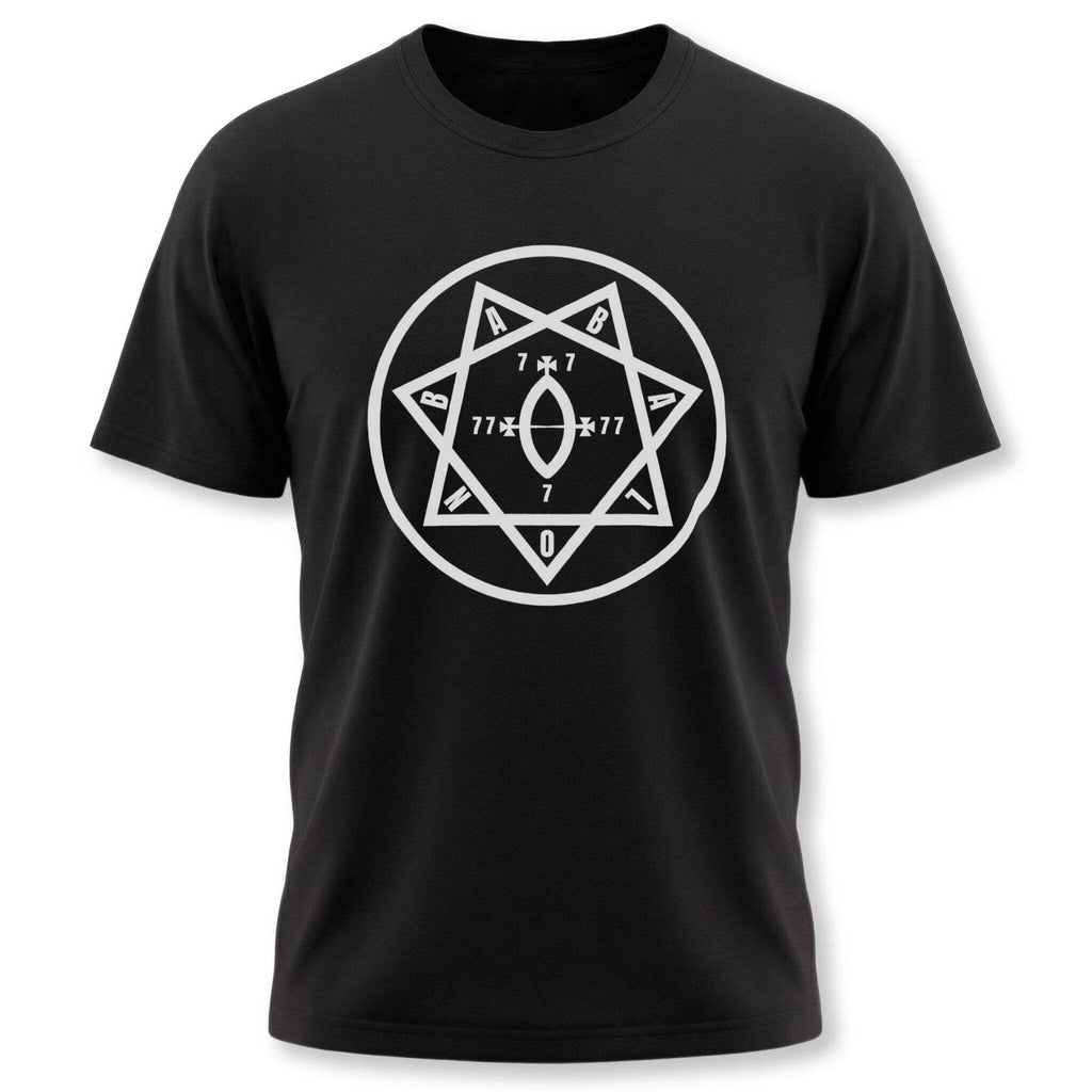 Star of Babalon Thelema 777 Crowley T-Shirt | Thelemic Seal Graphic Tee