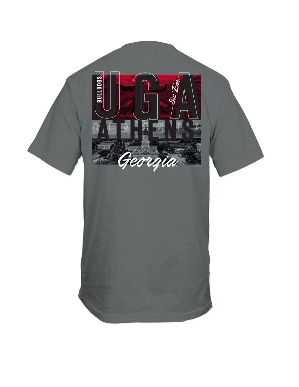 New World Graphics UGA Panos Short Sleeve T-shirt Graphic Tee