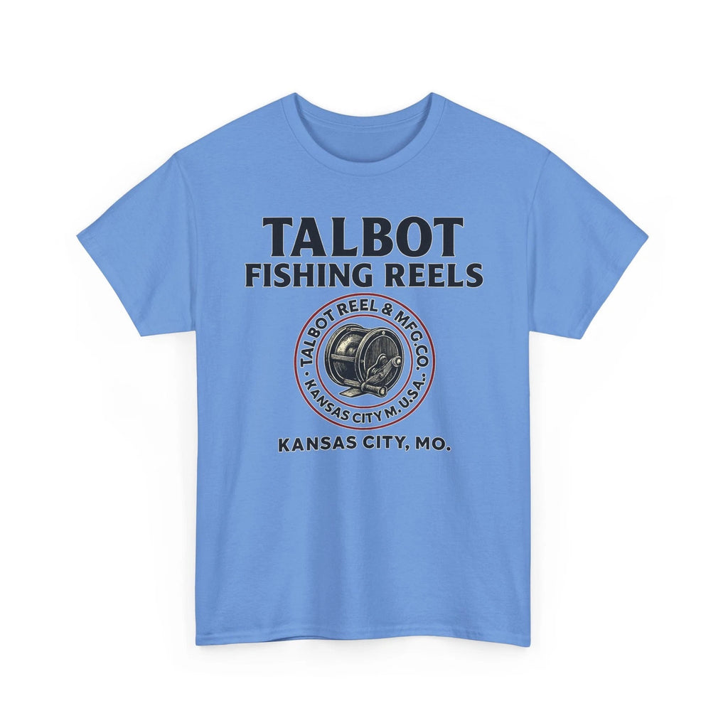 Talbot Reels Kansas City MO USA Vintage Fishing Reel Brand Retro T-shirt