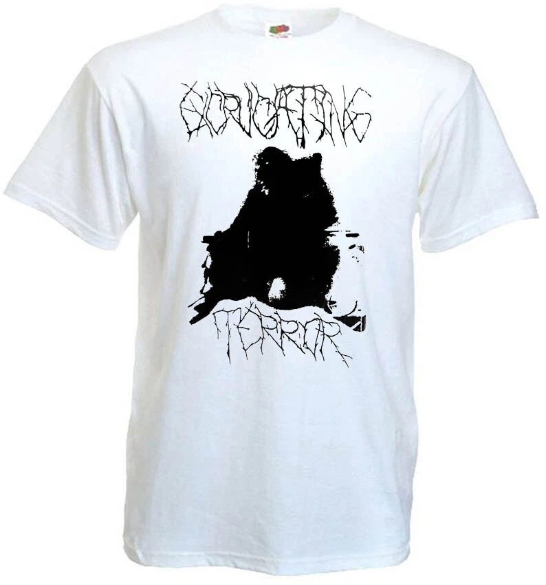 Excruciating Terror v2 t-shirt hardcore punk white all sizes S-5XL