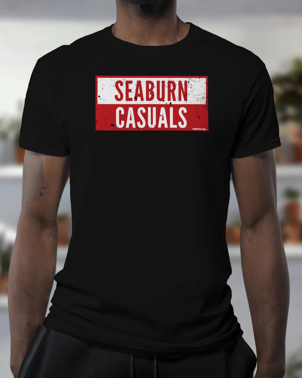 Seaburn Casuals T Shirt | Sunderland Hooligans Mackems Tyne Wear Black Cats