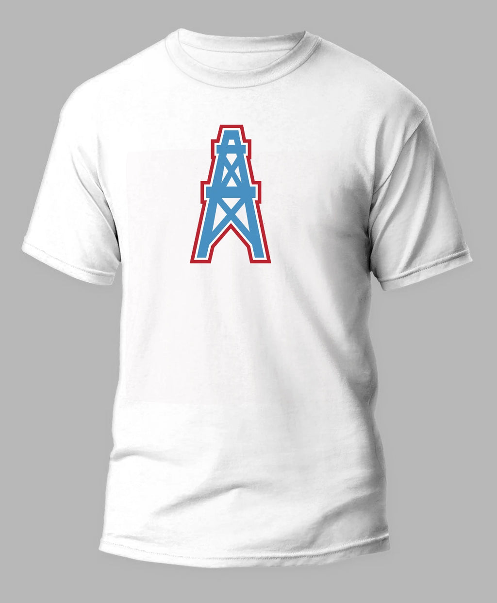 Houston Oilers Vintage White 50/50 T-Shirt - Sizes S-XL