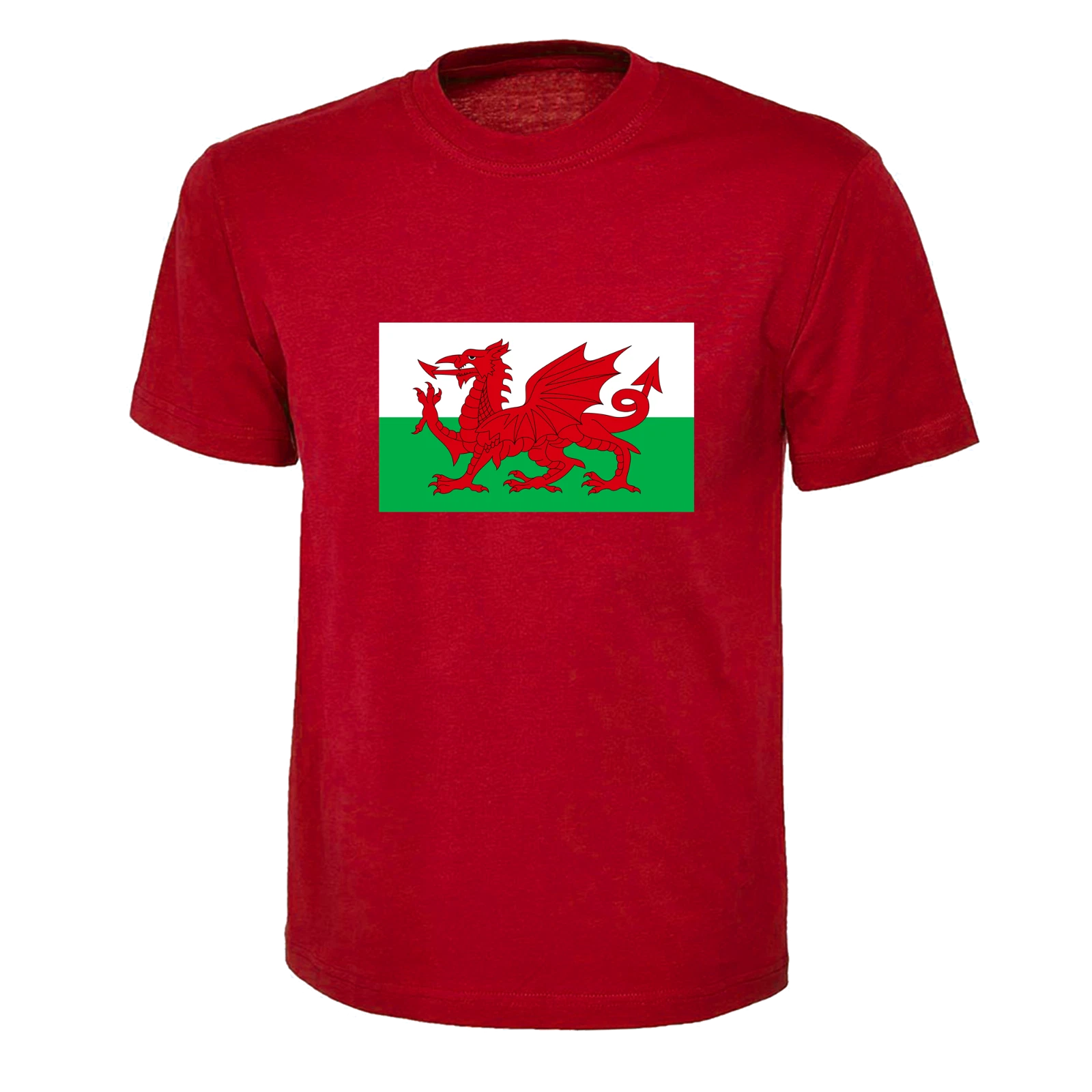Wales Flag Red Dragon T-shirt for Adult, Children Ladies World Cup Football 2026