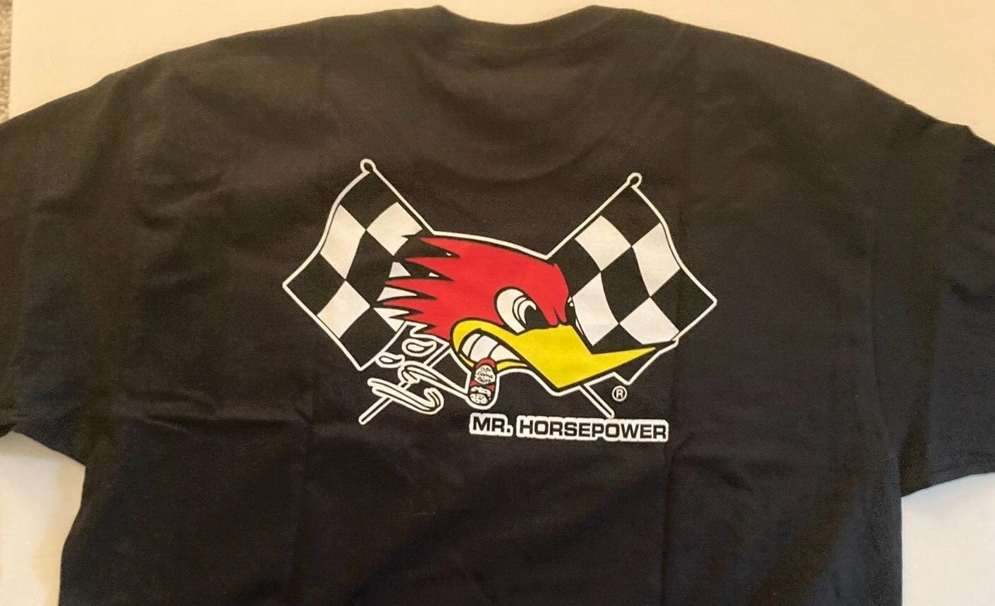 Mr. Horsepower Clay Smith Cams Checkered Flag(95/96) T-Shirt Cotton Two Colors
