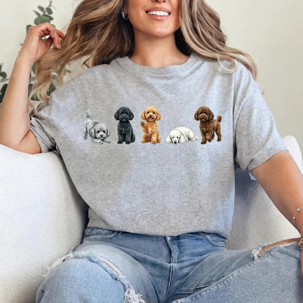 Cute Mini Poodle Mama tshirt Mini Poodle Mom Lover Gift