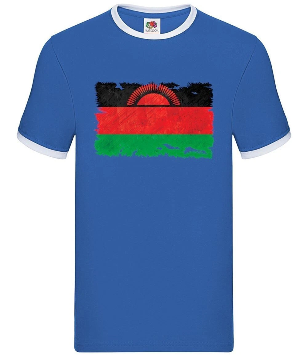 Malawi Grunge Style Flag - Mens Wrestler - Malawian Africa Country Travel