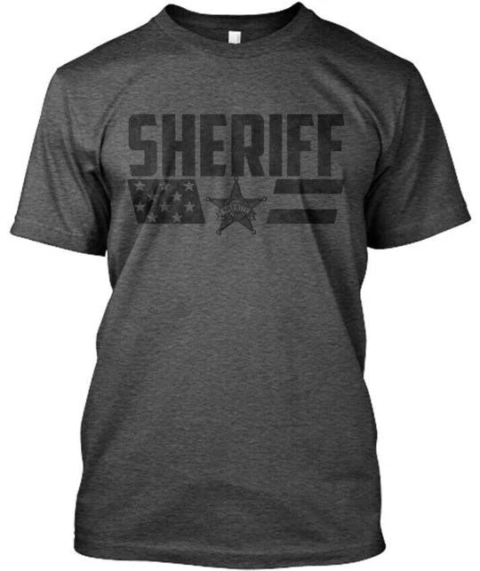 Sheriff Charcoal - Premium T-Shirt Made in the USA Size S to 5XL