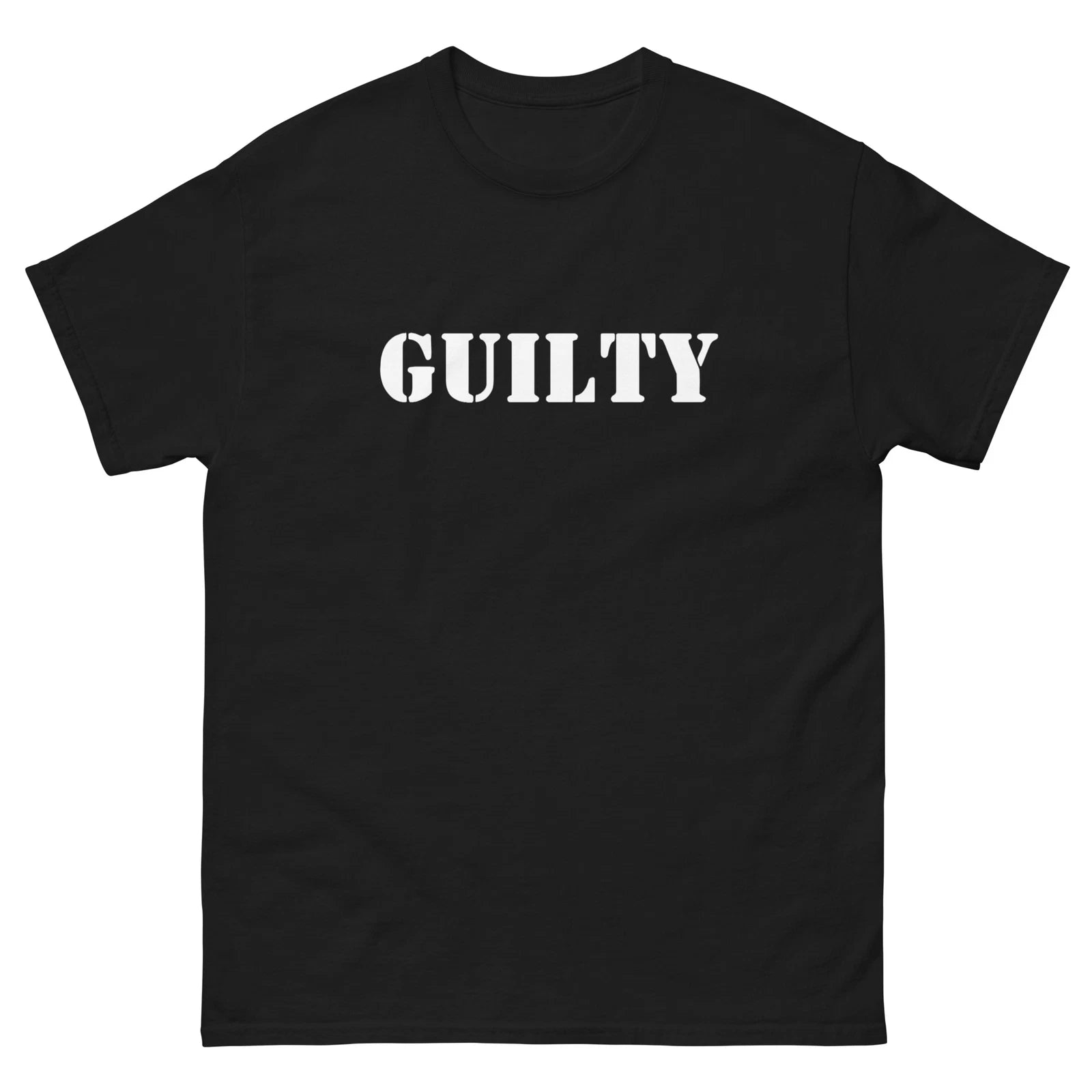 GUILTY T SHIRT ROCK AND ROLL ROCKABILLY PUNK
