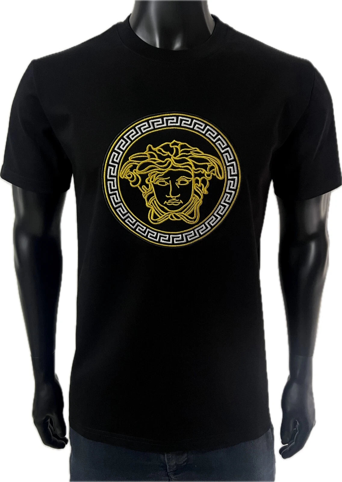 Vèrsace Men Black T-Shirt