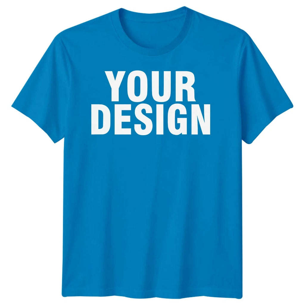 Custom Personalised Mens T-Shirt Your Design Printed Tee