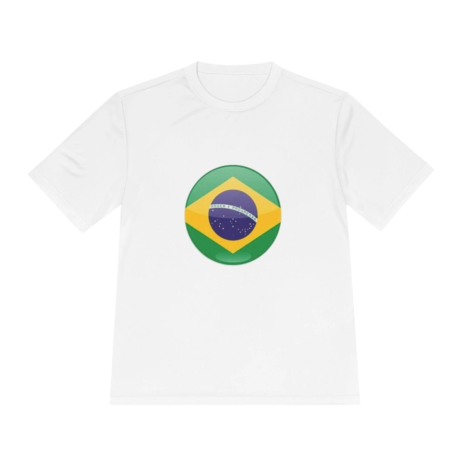 Brazil Flag Soccer Ball Tee | World Cup Brazil 2026