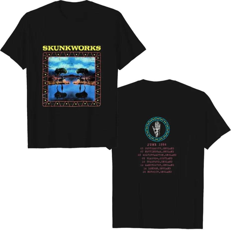 Vintage Skunk Works Merch T-Shirt Shirt 1996 Tee HeaT-Shirt shirt