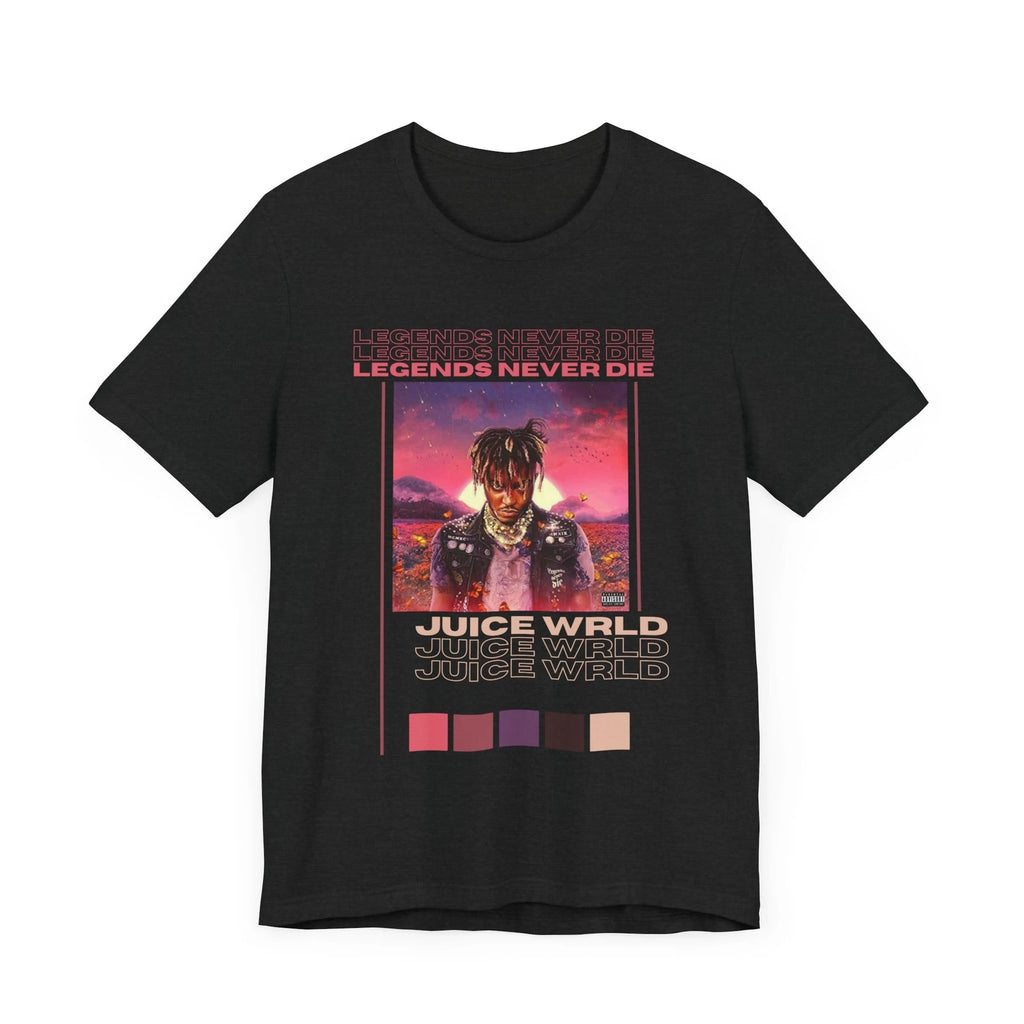 Juice Wrld graphic shirt, Legends never die album shirt