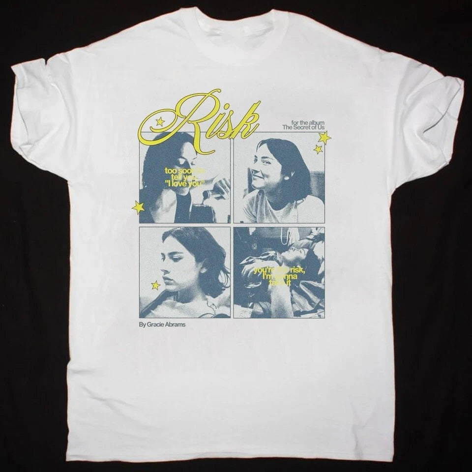 Gracie Abrams White T-Shirt Cotton Unisex S-3XL For Men Women