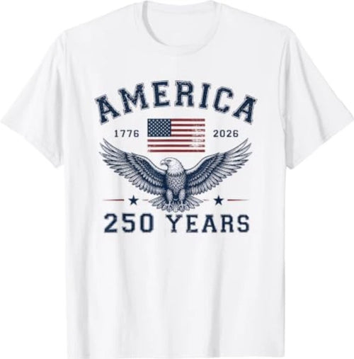 America USA 250th Anniversary Eagle 250 Years T-Shirt