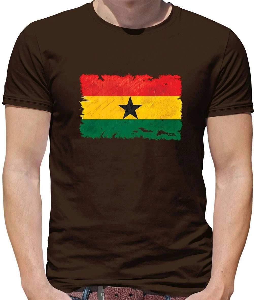 Ghana Grunge Stil Flagge - Herren - Ghanaische Country Reise Flaggen