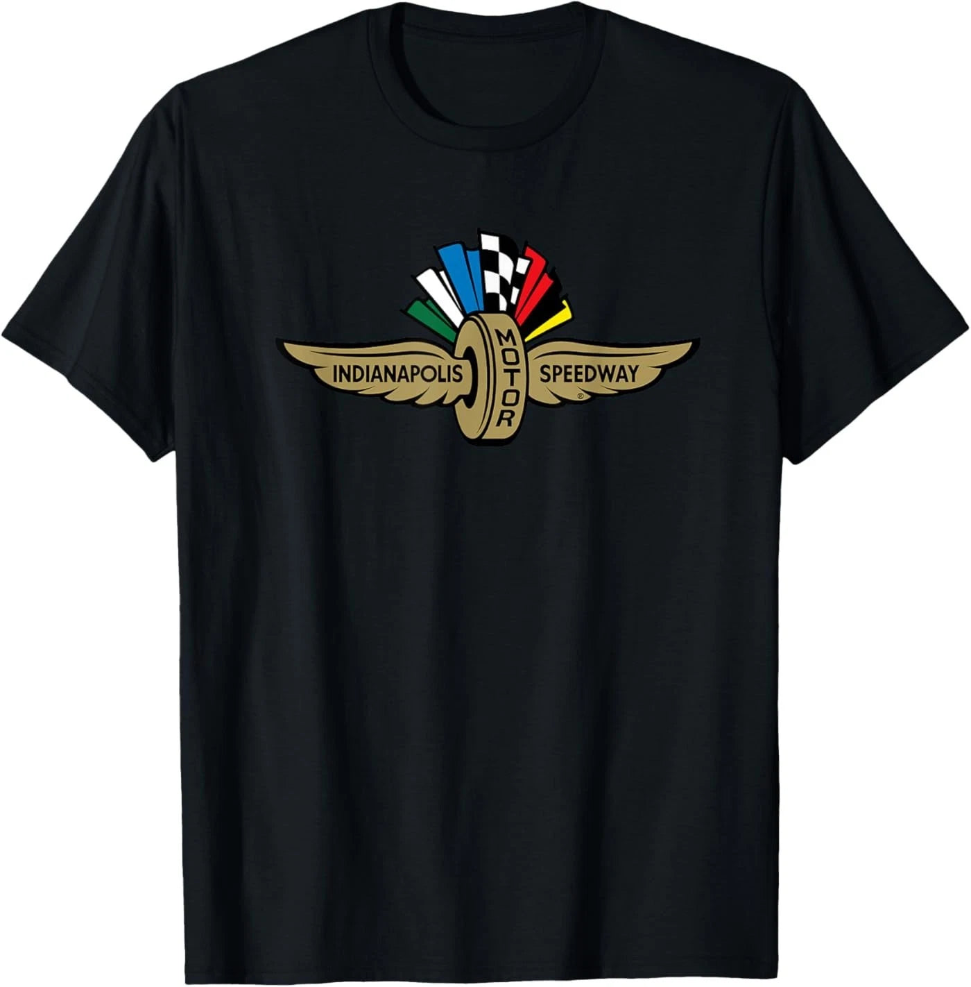 Indy 500 Indianapolis Motor Sport Chest Full Color Logo T-Shirt