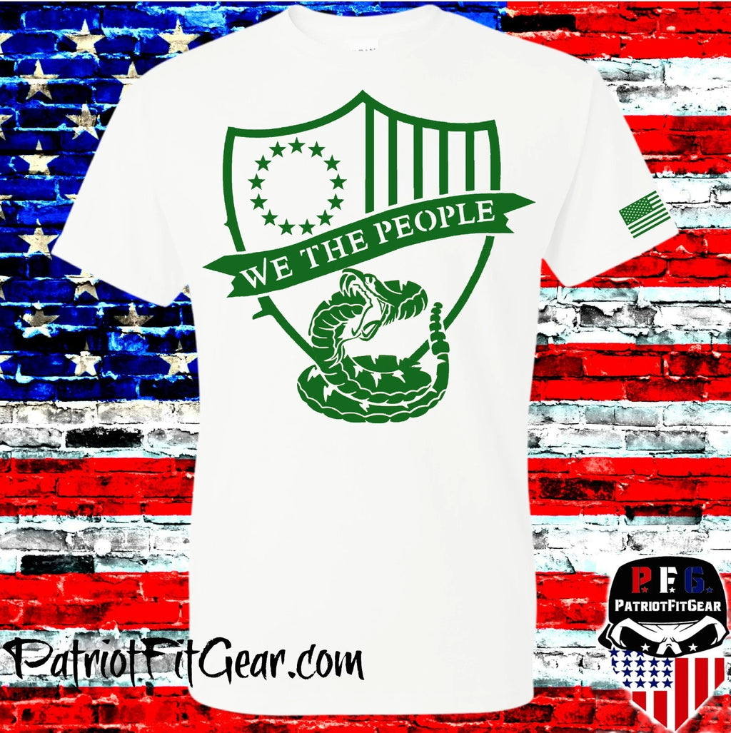 t-shirt, We The People, Don't Tread On Me, Faith Family Freedom, Snake, Custom