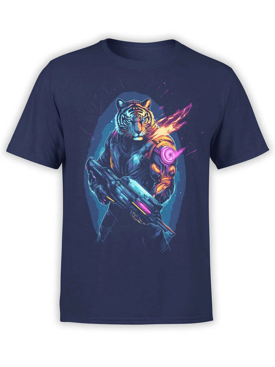 FANTUCCI Tiger T-Shirt Collection | Cyber Warrior Tiger T-Shirt | Unisex