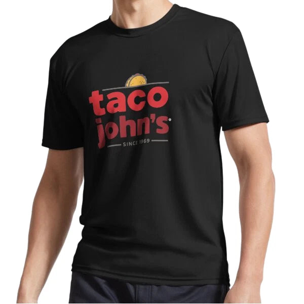 New Taco John's (Mexican Grill) Active Logo T-Shirt Funny Size S to 5XL