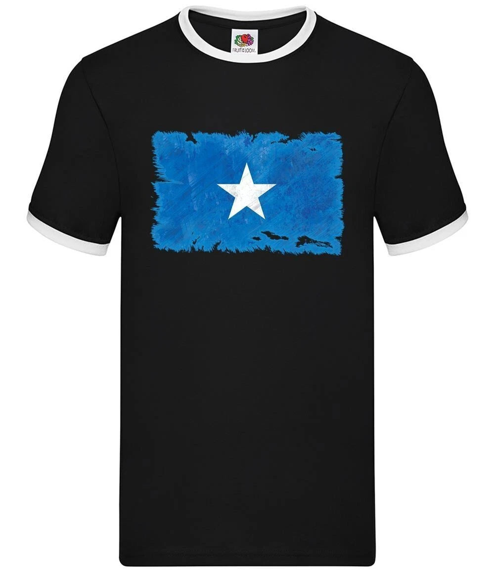 Somalia Grunge Style Flag - Mens Wrestler - Somali Country Travel Flags