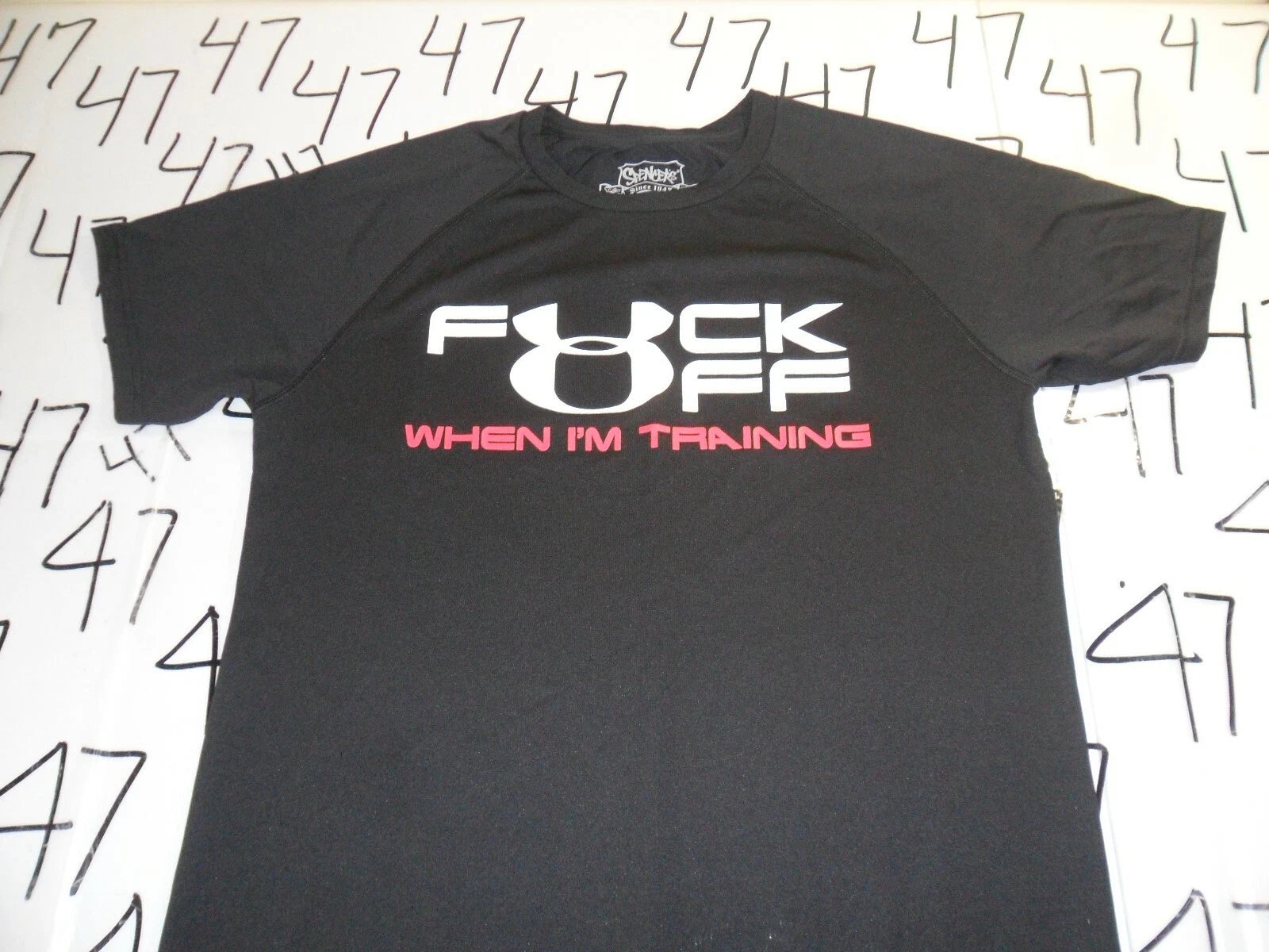 Small "F" Off When I am Training T Shirt