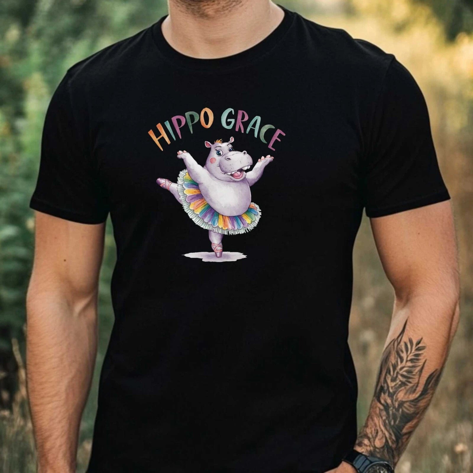 Mens Funny Animal Quote Print Cotton T-Shirt Size XS to 5XL