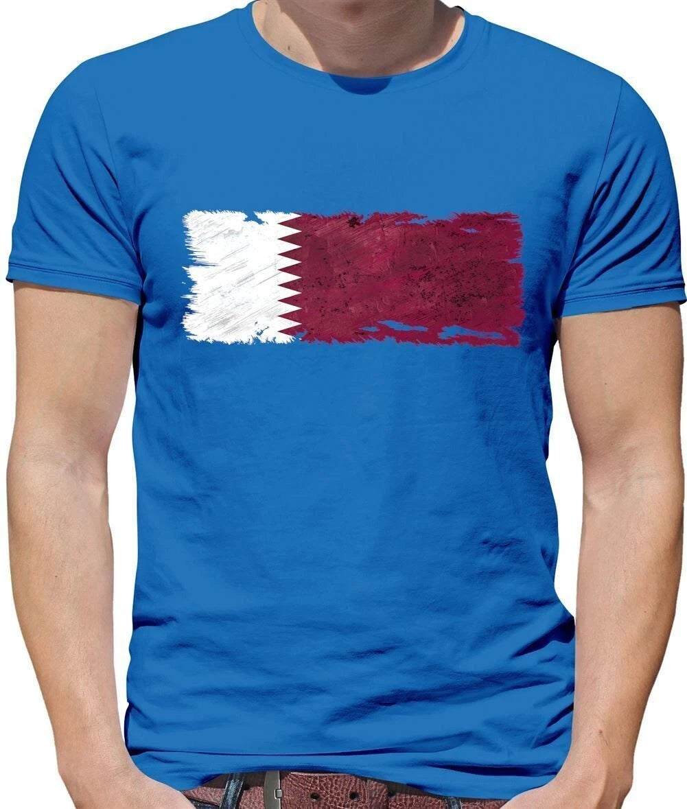 Qatar Grunge Style Flag - Mens - Qatari Country Love Live Born City