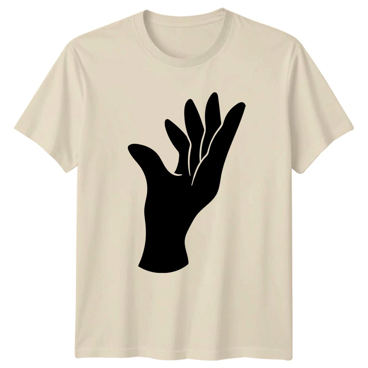 Minimalist Abstract Hand Silhouette T-Shirt Minimalist Art Art Fashion Birthday