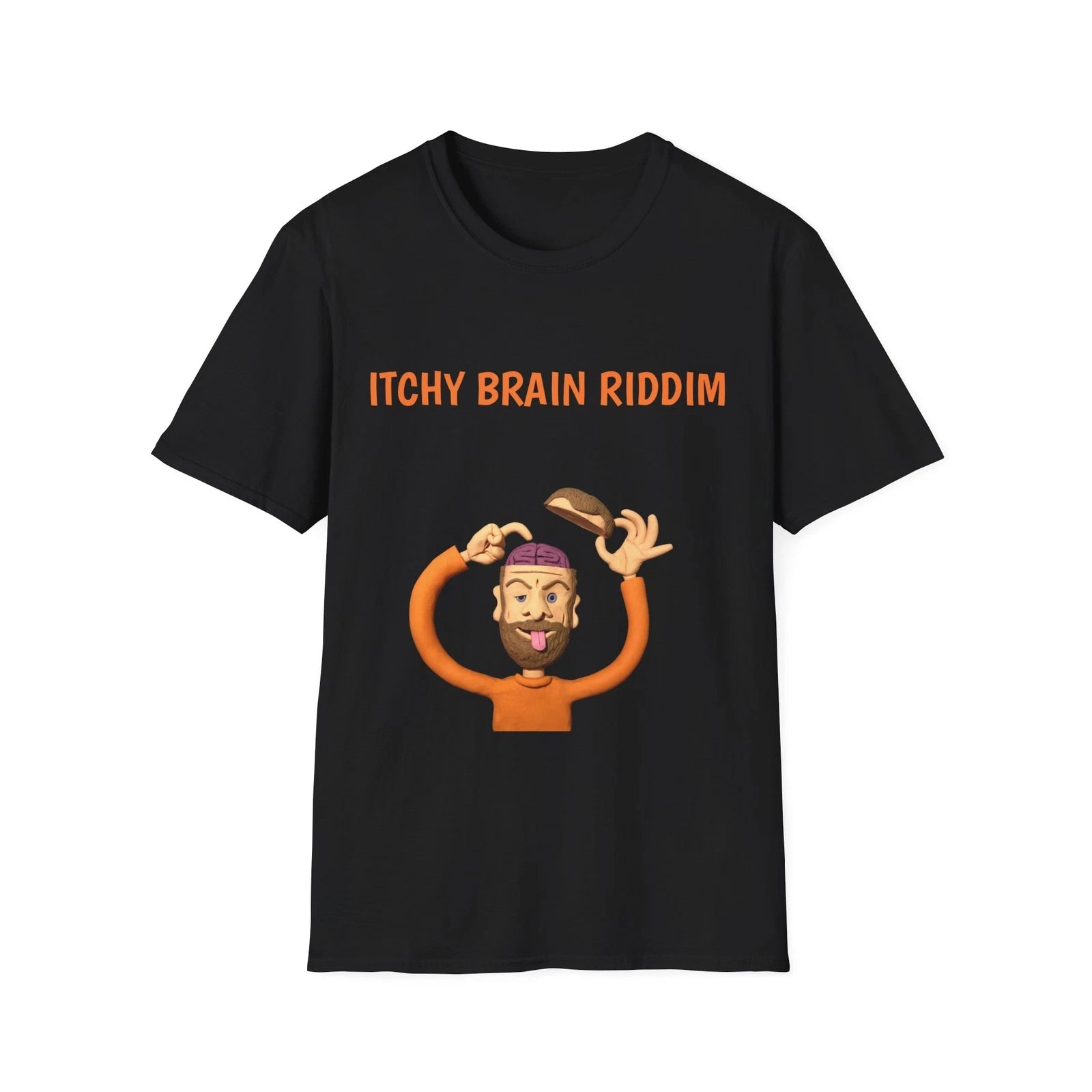 Itchy Brain Riddim T-Shirt - Cool Graphic Tee, Music Festival Vibe