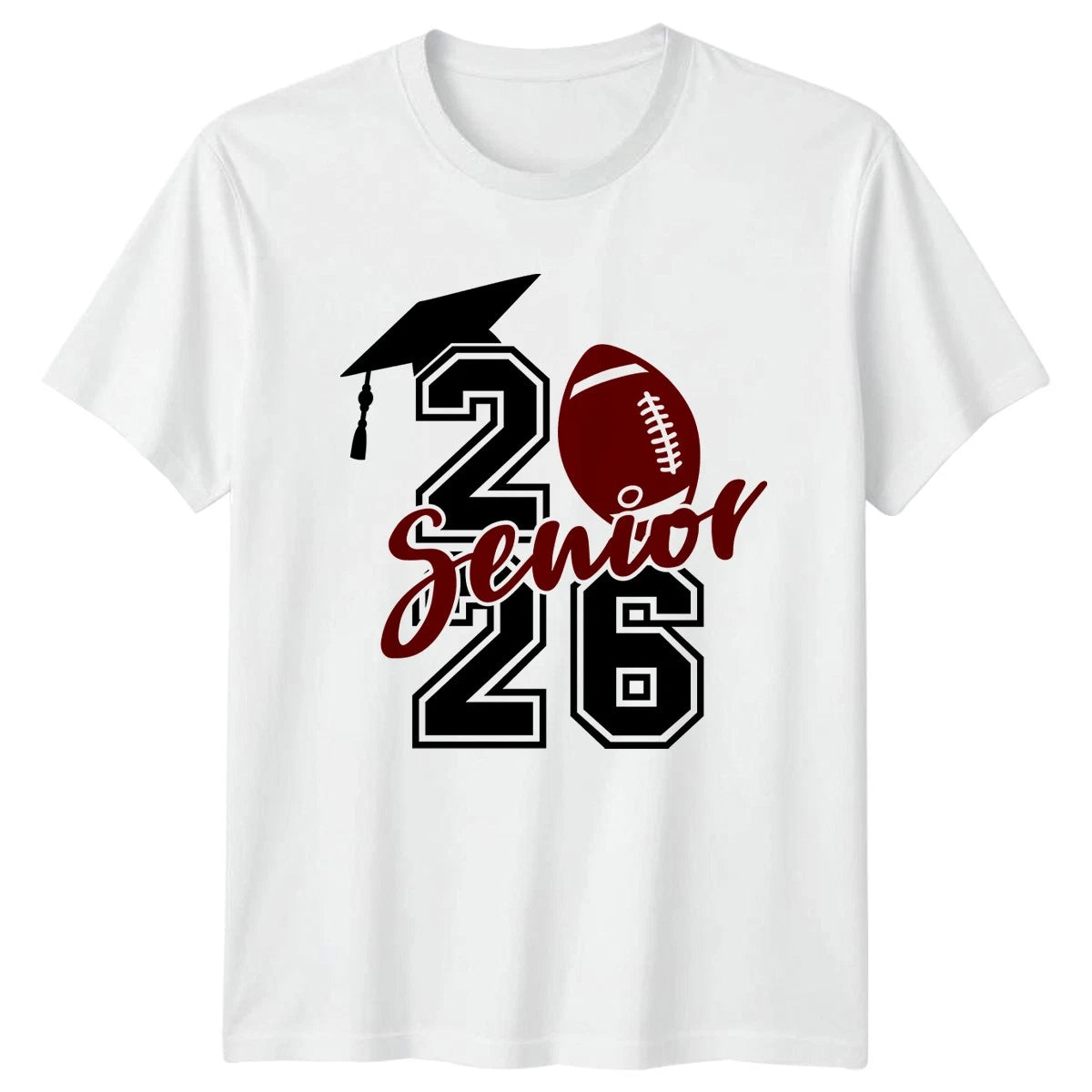 Senior 2026 T-Shirt American Football Graduation Graduation 2026 Gift For Him