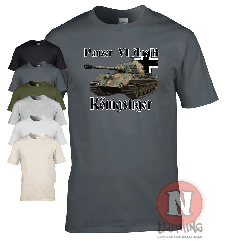 Panzer 6b T-shirt Konigs King Tiger tank WW2 German military World of war Tanks