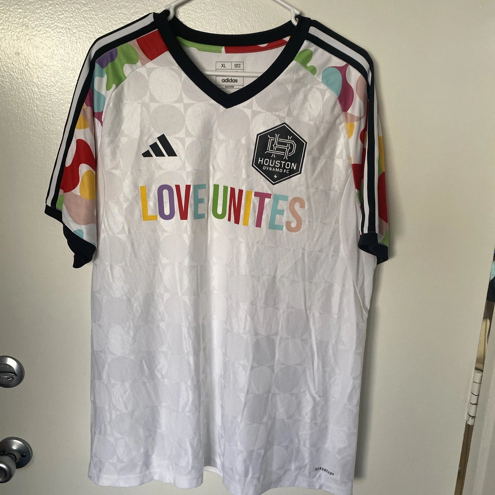 Houston Dynamo Adidas X Rich Mnisi LOVE UNITES Soccer Shirt Size Xl Htown Pride