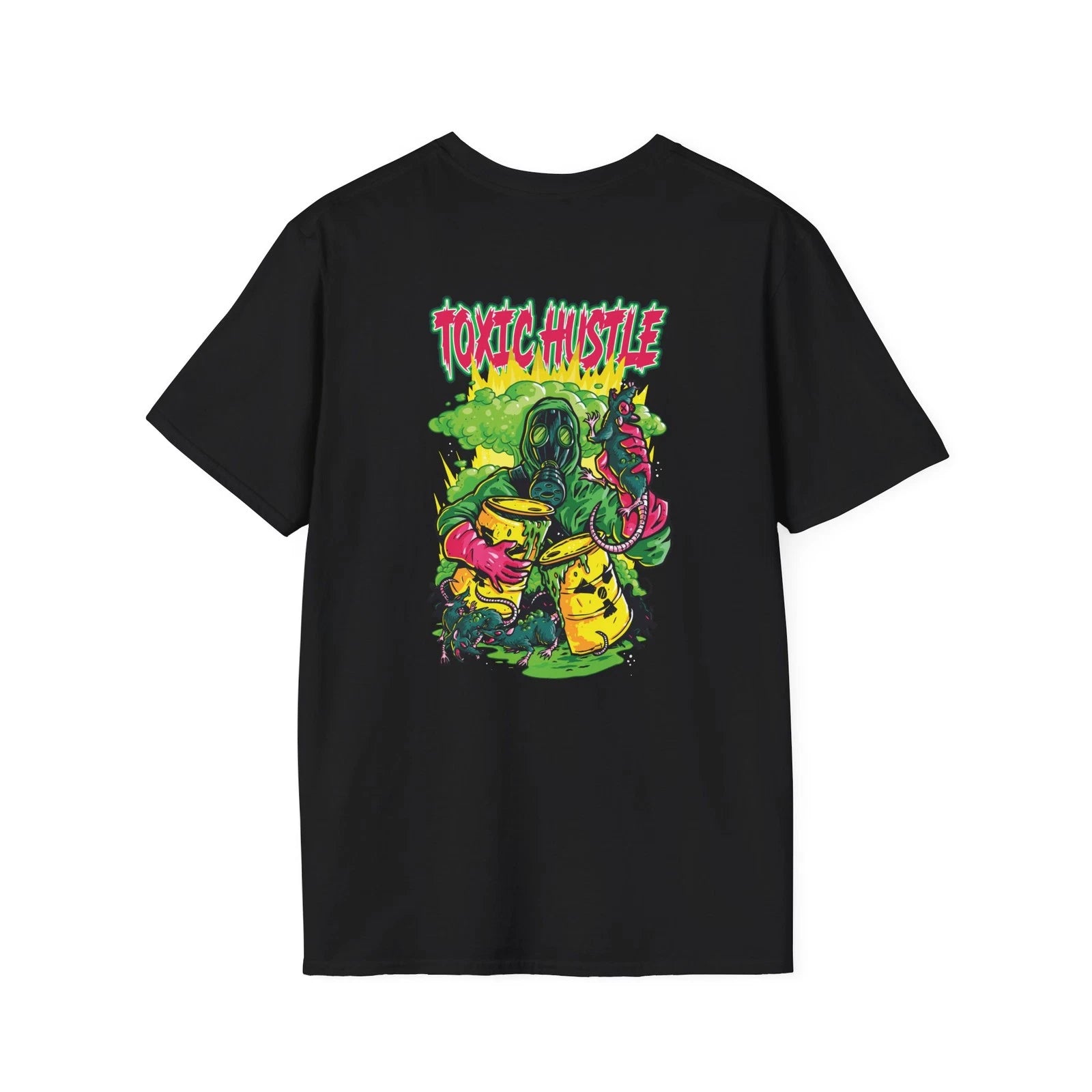 T-Shirt with Toxic Hustle Graphic, Unisex Tee, Vintage Style Shirt, Cool [...]
