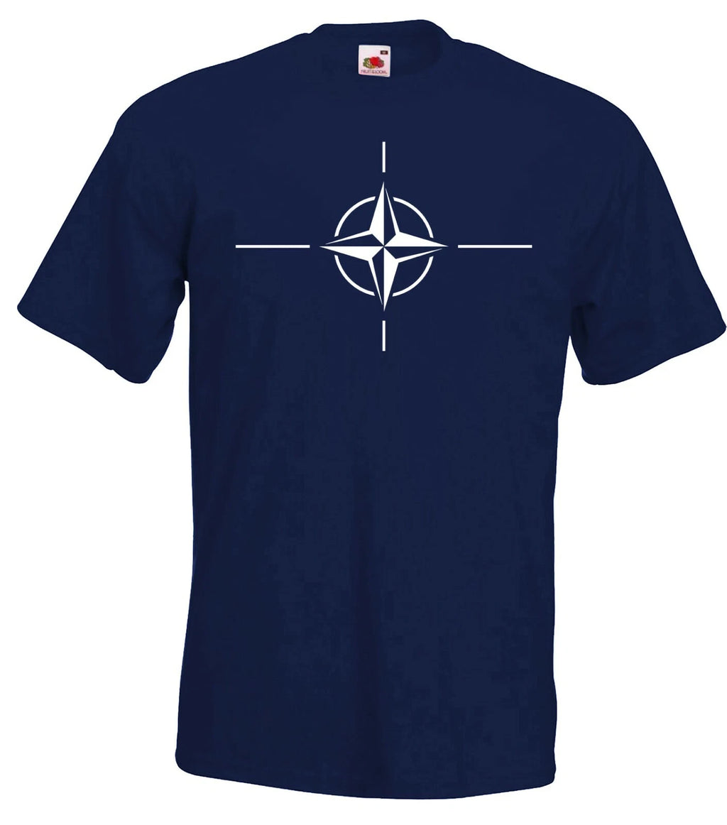Youth Designz Mens T-Shirt NATO Logo Print Peace Europe Fuck Putin Ukraine USA