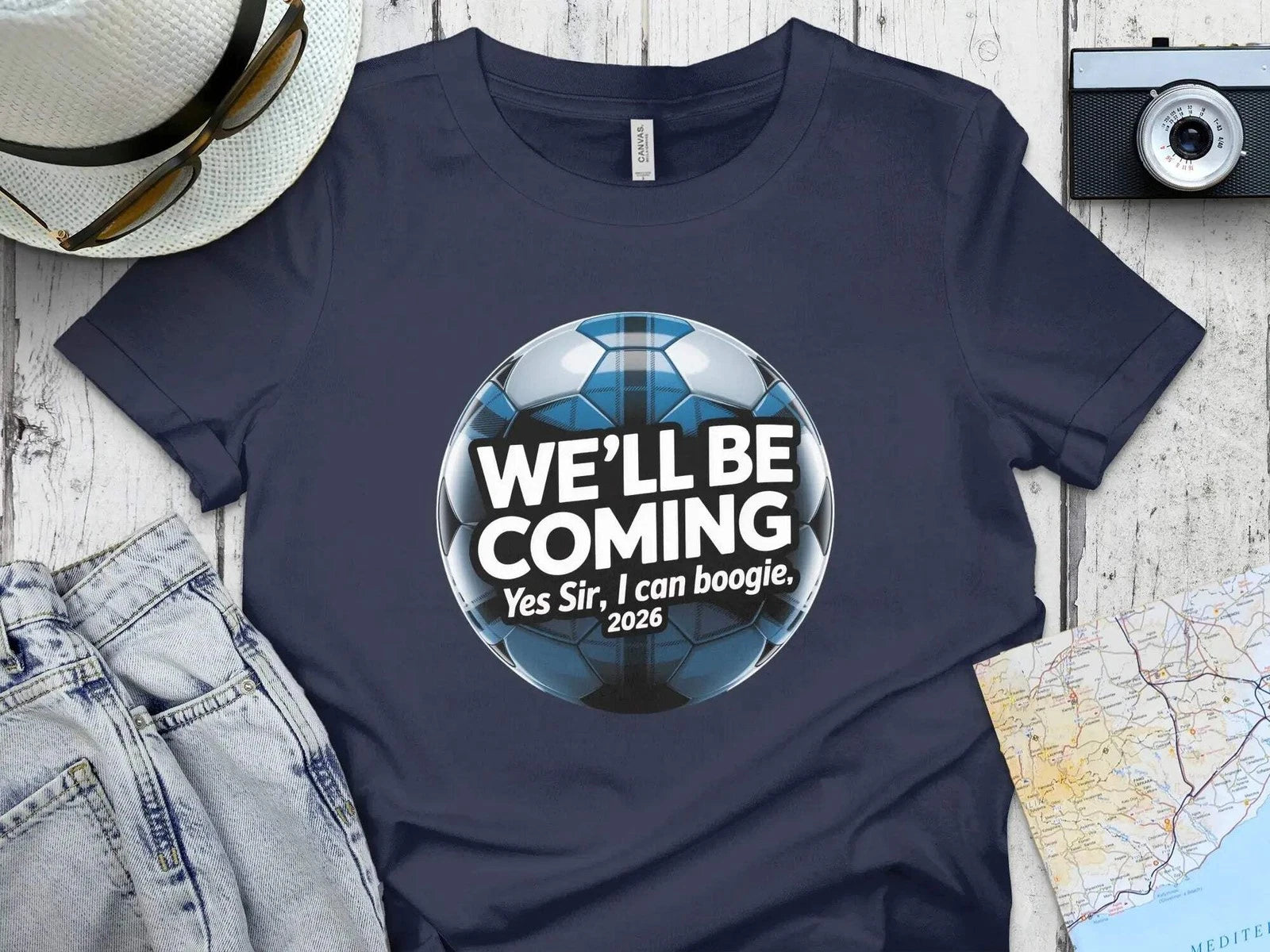 Scotland Football 2026 Celebration We'll Be Coming T-Shirt