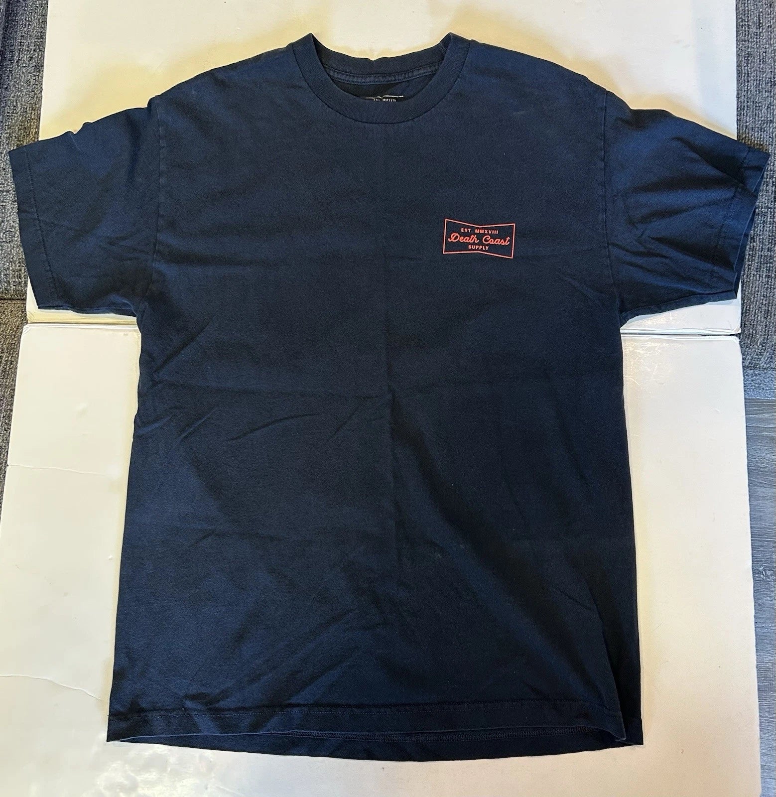 Death Coast Supply Blue Large T Shirt