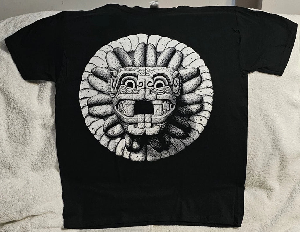 AZTEC MAYAN INCA CALENDAR ART WARRIOR MEXICO T-SHIRT
