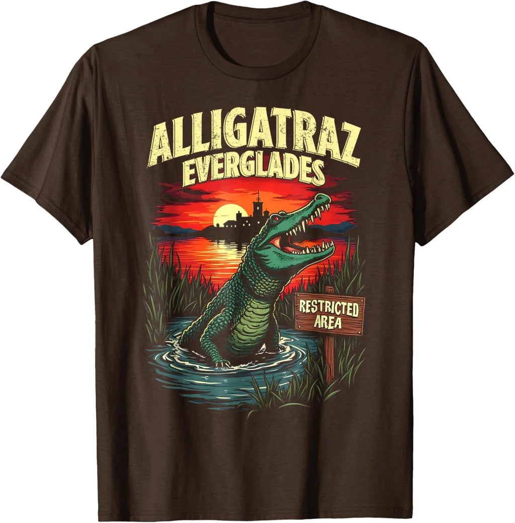 Funny Meme Alligatraz Everglades Alcatraz Gifts Unisex T-Shirt