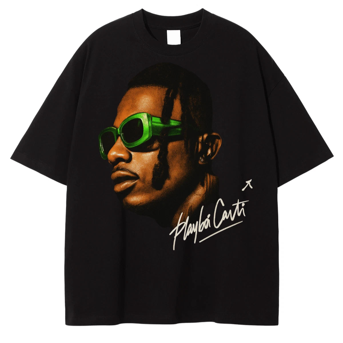 Playboi Carti Graphic T-Shirt Black Vintage Style Rap Tee | Hip Hop Streetwear