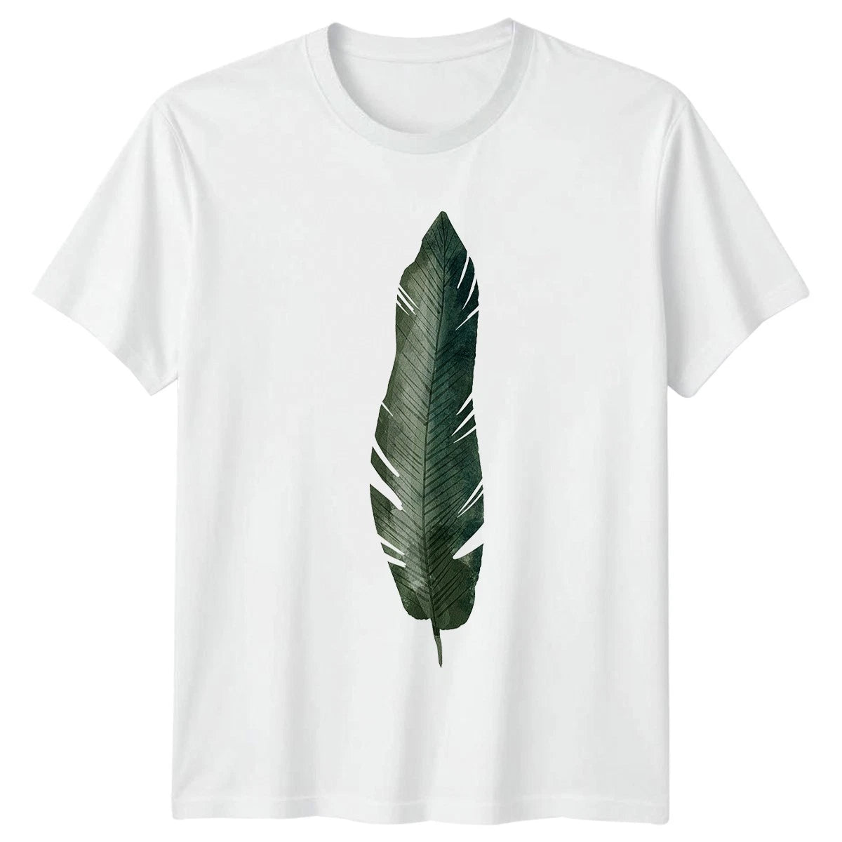 Tropical Watercolor Leaf Botanical Foliage T-Shirt Jungle Aesthetic Nature