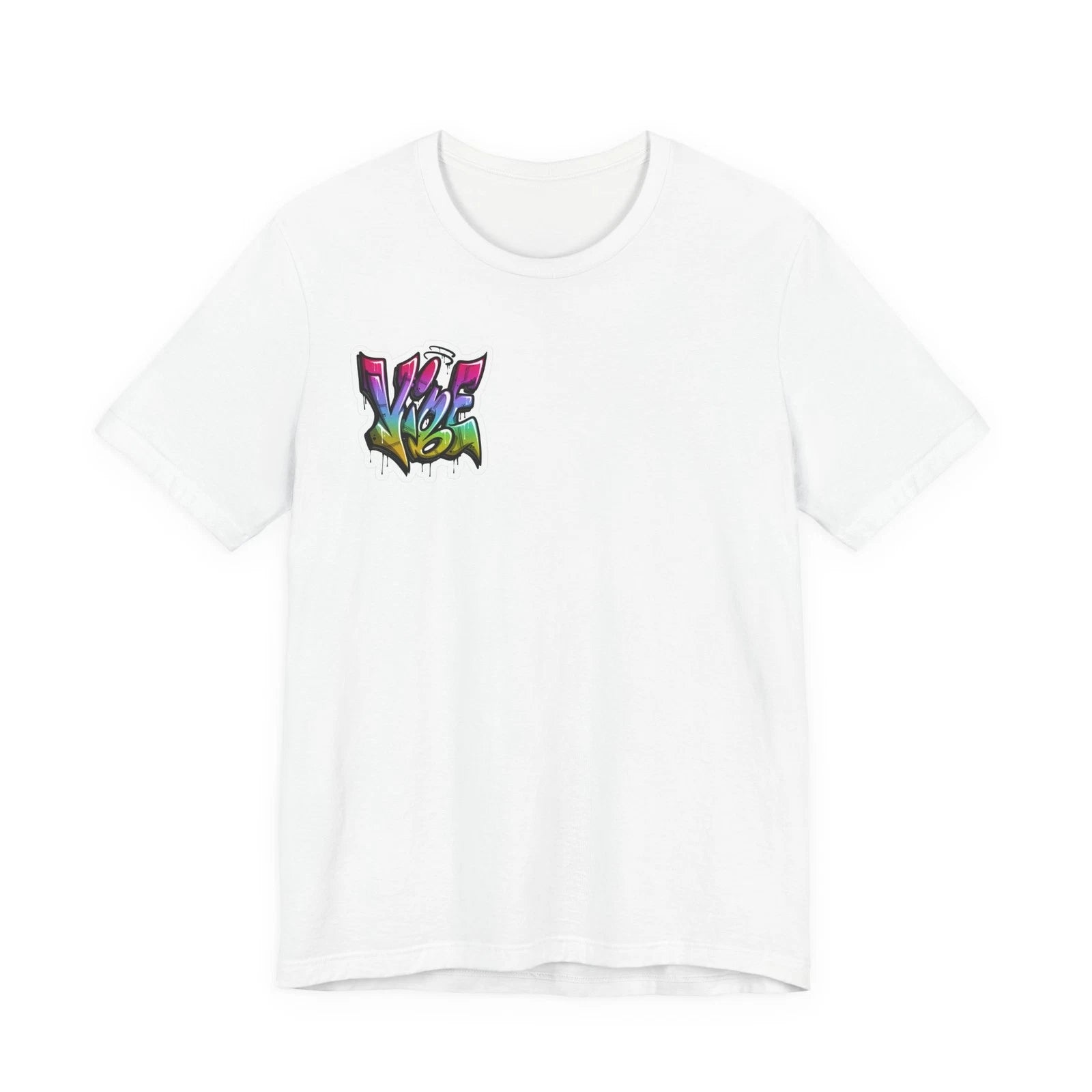 Vibe Kid graffiti logo T-Shirt | White chest print
